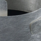 Large Flexible Brushed Bracelet Mexican Sterling Silver